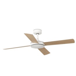 Faro MALLORCA L Ventilador blanco/arce SMART Faro 33350DCWP