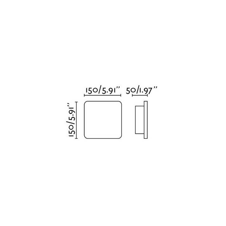 Apliques Faro ELSA APLIQUE BLANCO LED 8W 2700K