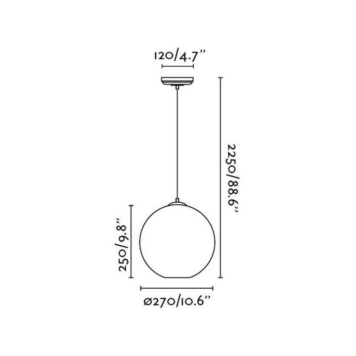 Lámparas Colgantes Faro CLARA COLGANTE TRANSPARENTE E27 100W