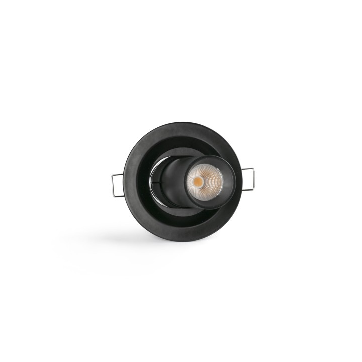 Faro KOPE downlight negro 6W 4000K CRI90 20º Casambi