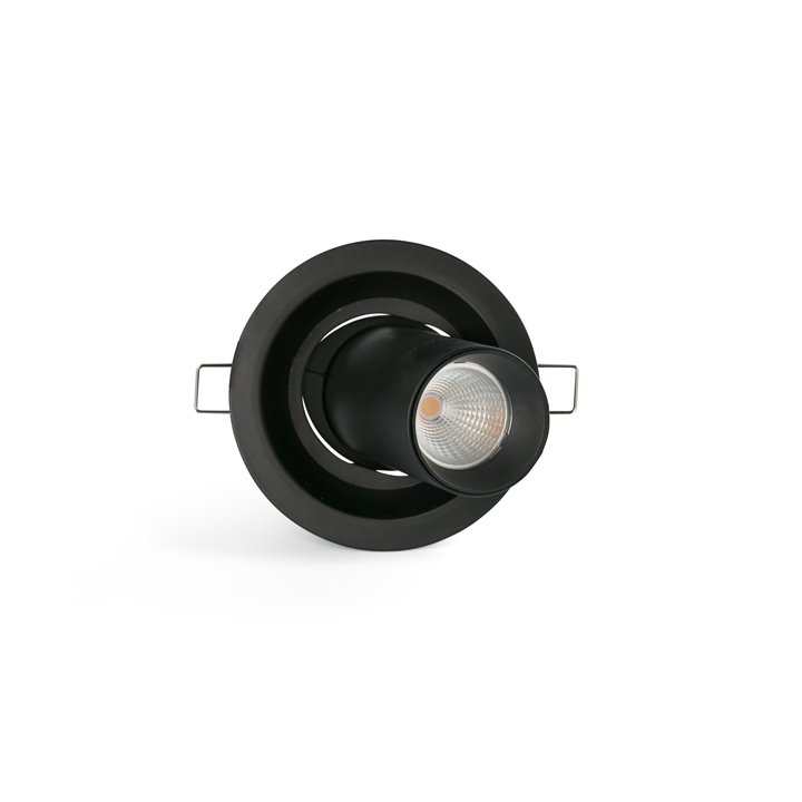 Faro KOPE downlight negro 12W 3000K CRI90 36º DALI