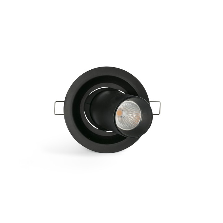 Faro KOPE downlight negro 12W 3000K CRI90 20º Casambi