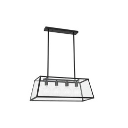 Lámparas Colgantes Faro ROSE COLGANTE TELESCOPICO NEGRO 4 X E27 60W