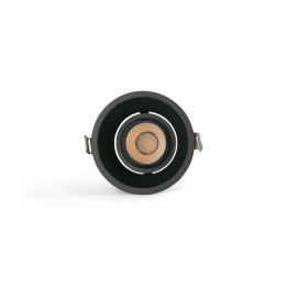 Faro TULIPA downlight orientable negro 10W 2700K   24° Faro 0339292722