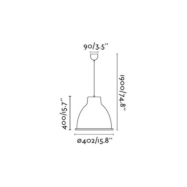 Lámparas Colgantes Faro CHARLOTTE COLGANTE BLANCO 1XE27 60W
