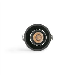 Faro TULIPA downlight orientable negro 10W 4000K   36°  DALI Faro 0339294032D