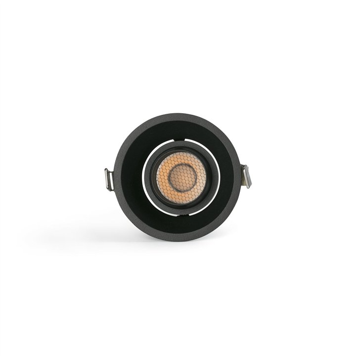 Faro TULIPA downlight orientable negro 10W 2700K   55° Faro 0339292752