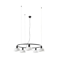 Faro TATAWIN S Lámpara colgante circular blanco Faro 20343-116-5L