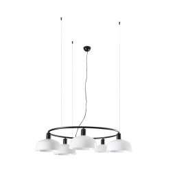 Faro TATAWIN M Lámpara colgante circular blanco Faro 20343-119-5L
