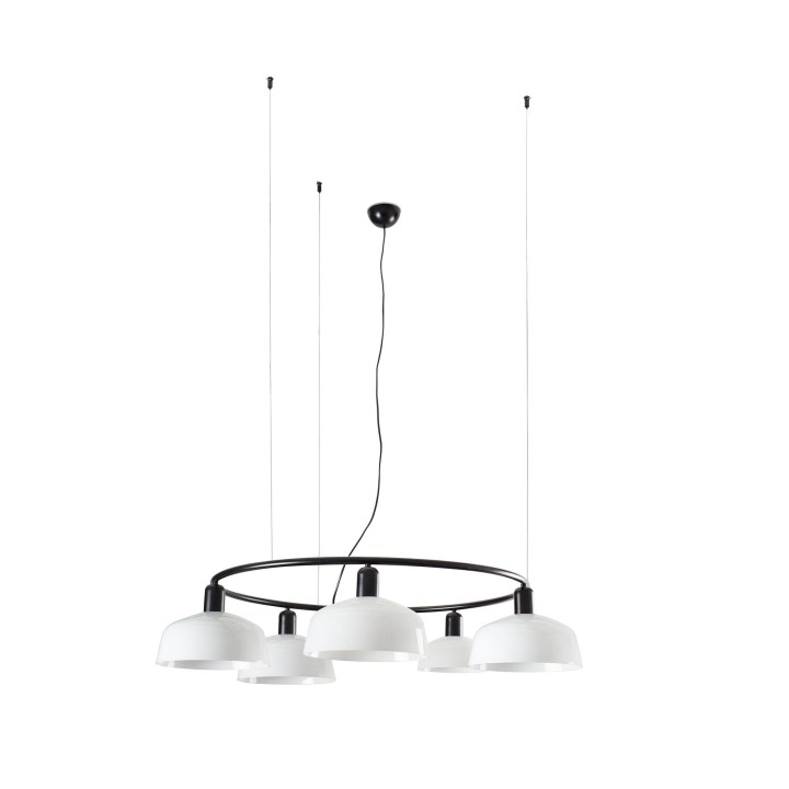 Faro TATAWIN M Lámpara colgante circular blanco Faro 20343-119-5L