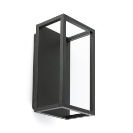 Faro KELA Lámpara aplique exterior negro Faro 70850
