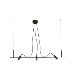 Faro CLAP Colgante lineal negro 3x6W 3000K 38º Faro 75711-233