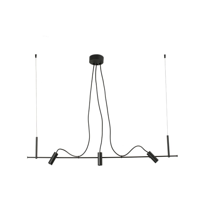 Faro CLAP Colgante lineal negro 3x6W 3000K 38º Faro 75711-233