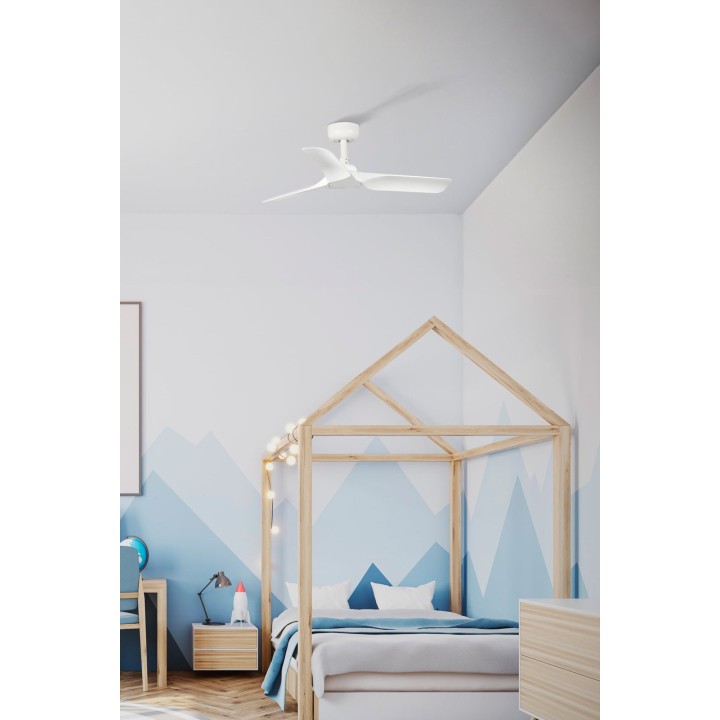 Faro HEY S Ventilador blanco