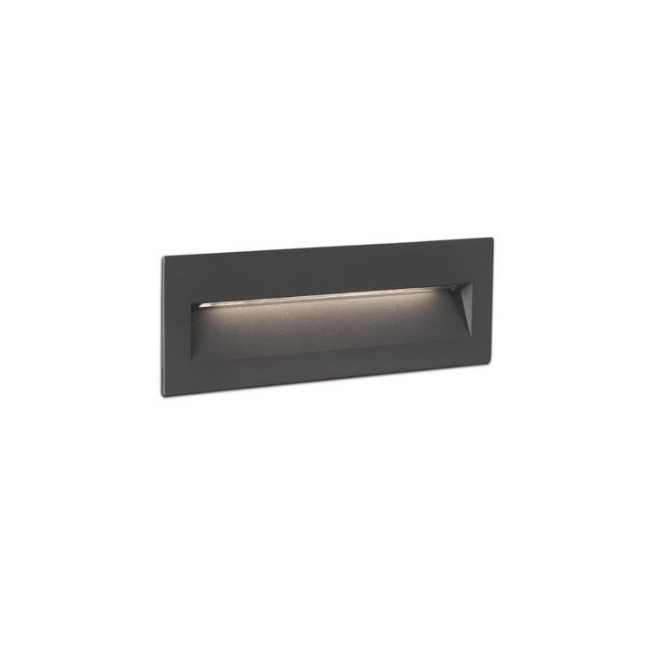 Lámparas de Exterior -  Lámparas empotrables Faro NAT EMPOTRABLE GRIS OSCURO LED 6W 3000K