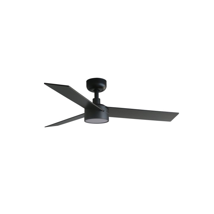 Faro RUDDER S LED Ventilador negro/nogal SMART Faro 34296WP-1TW