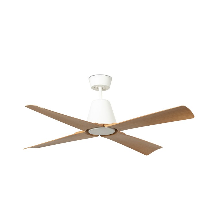 Faro TYPHOON M LED LED Ventilador blanco/madera SMART Faro 34105WP-130