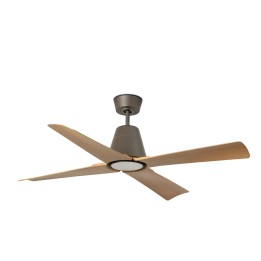Faro TYPHOON M LED LED Ventilador marrón/madera SMART Faro 34106WP-130
