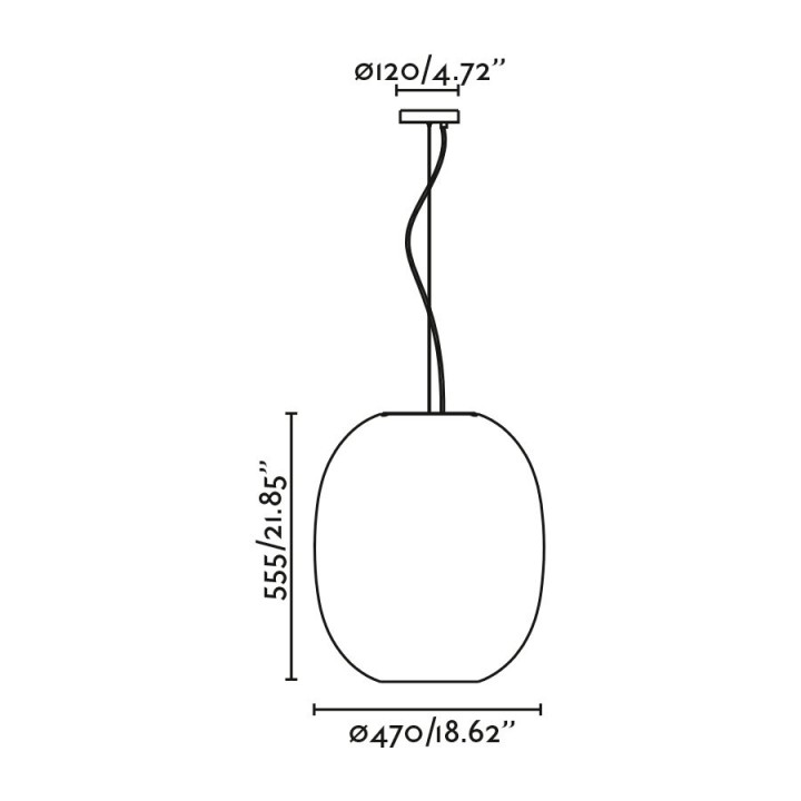 Faro TIERRA 470 lámpara colgante