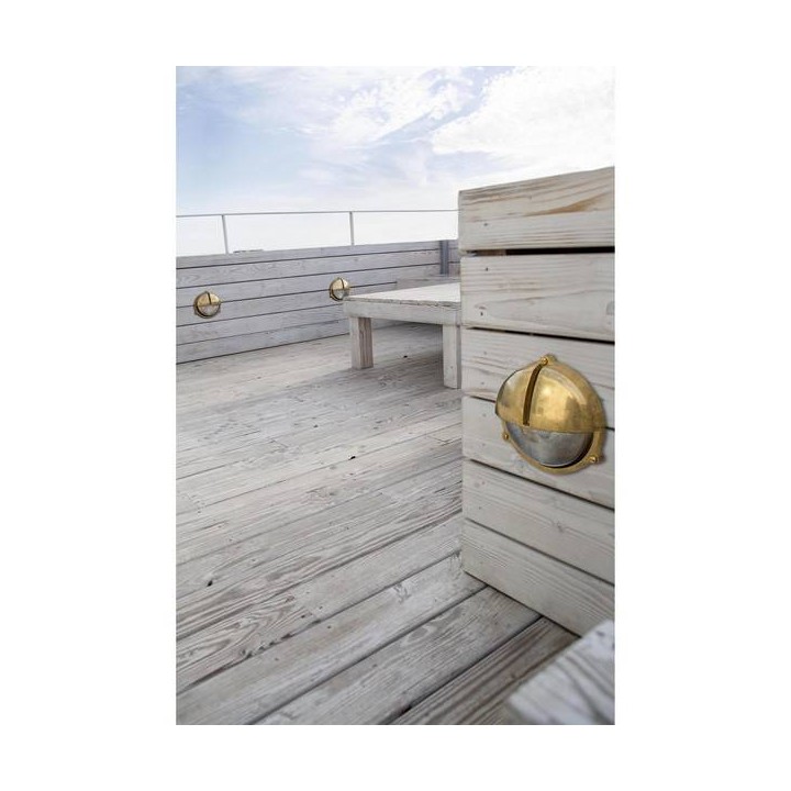 Lámparas de Exterior -  Apliques Faro TIMON APLIQUE LATON 1xE27 60W