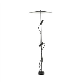 Faro CLAP 1266 Baliza negra 2x6W 3000K 38º con pantalla Faro 75705-233P