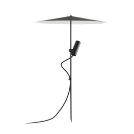 Faro CLAP 630 estaca negra 6W 3000K 38º con pantalla 24V Faro 75708-233P