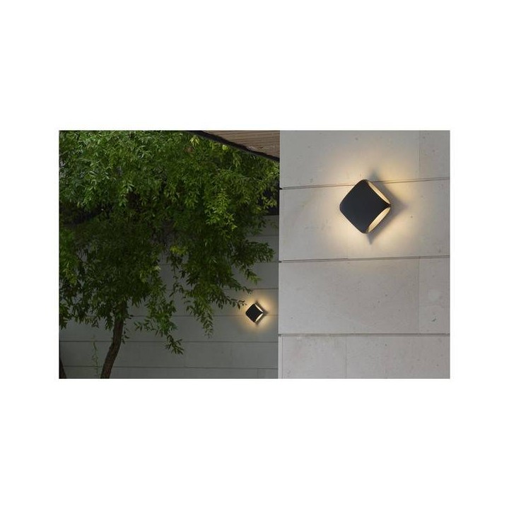 Lámparas de Exterior -  Apliques Faro BU-OH APLIQUE GRIS OSCURO LED 12W 3000K
