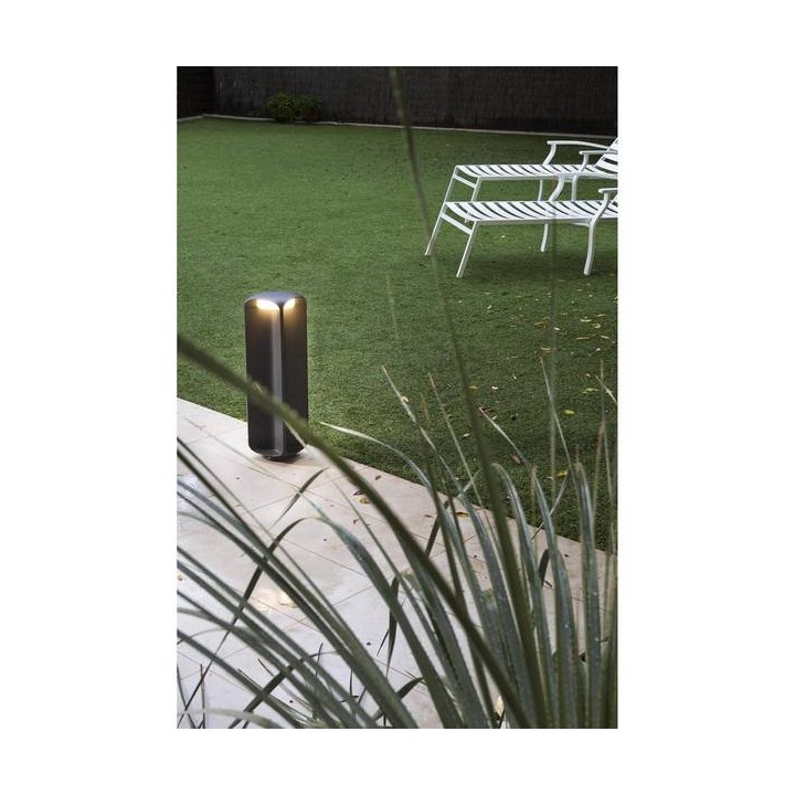 Lámparas de Exterior -  Balizas Faro BU-OH BALIZA GRIS OSCURO H56 LED 12W 3000K