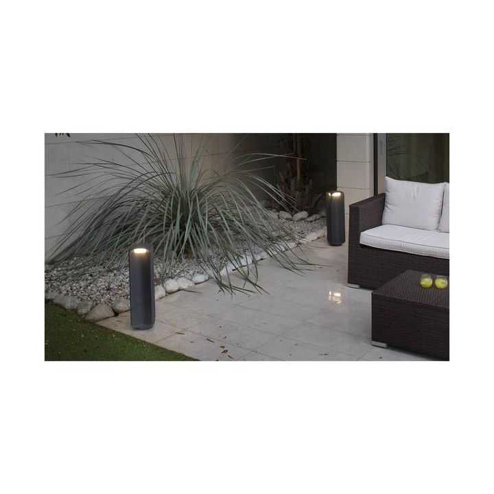 Lámparas de Exterior -  Balizas Faro BU-OH BALIZA GRIS OSCURO H56 LED 12W 3000K