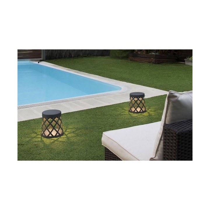 Lámparas de Exterior -  Balizas Faro SHADOW BALIZA GRIS OSCURO LED 10W 3000K