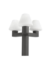Lámparas de Exterior -  Apliques Faro MISTU BLANCO OPAL PANTALLA