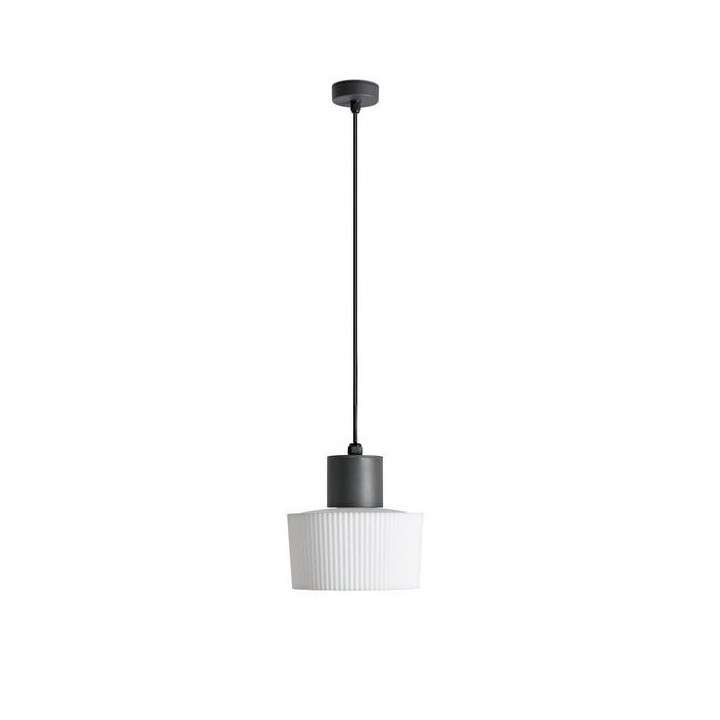 Lámparas de Exterior -  Apliques Faro MUFFIN BLANCO OPAL PANTALLA