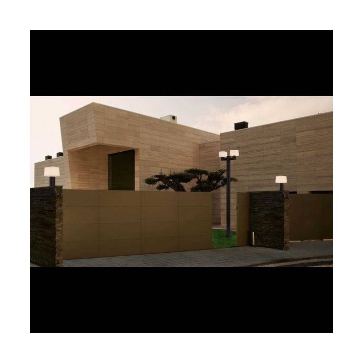 Lámparas de Exterior -  Apliques Faro MUFFIN BLANCO OPAL PANTALLA