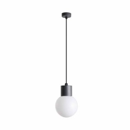 Lámparas de Exterior -  Apliques Faro MOON-1 BLANCO OPAL Ø18 PANTALLA