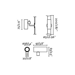Faro CLAP 630 Estaca negra 6W 3000K 38º