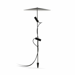 Faro CLAP 1030 Estaca negra 2x6W 3000K 38º con pantalla Faro 75709-233PDR