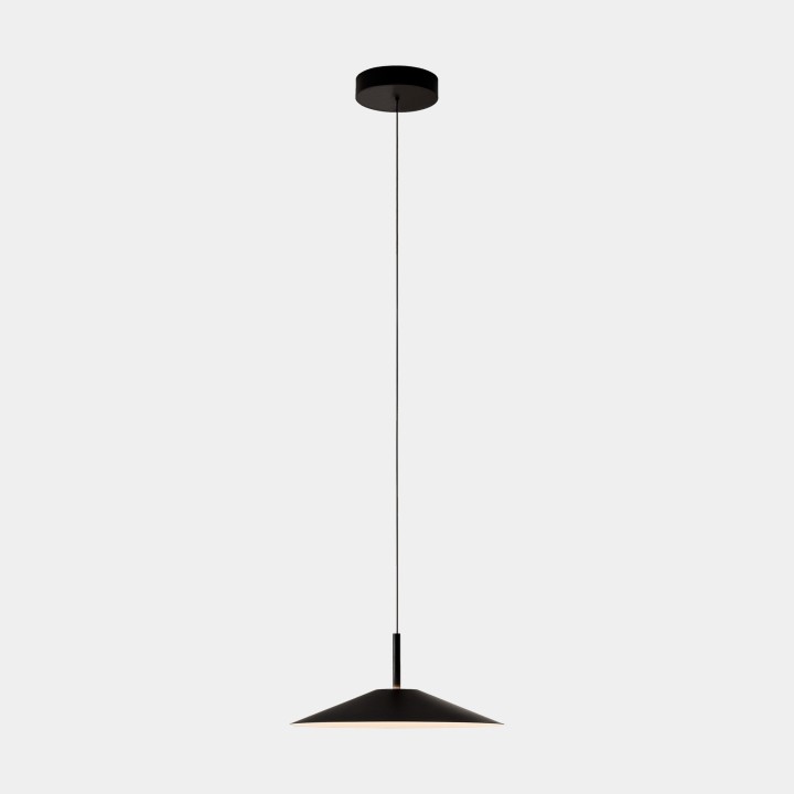 Lámpara Colgante H Surface LED 27.7 Blanco cálido - 2700K ON-OFF Negro 1207lm Leds C4 00-7742-05-05