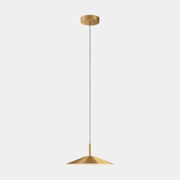 Lámpara Colgante H Surface LED 27.7 Blanco cálido - 2700K ON-OFF Oro mate 1207lm Leds C4 00-7742-DN-DN