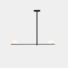 Lámpara Colgante Coco Double E14 18 Negro 1183lm Leds C4 00-9003-05-M1
