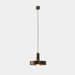 Lámpara Colgante Keops 1 Body Tiny E27 15 Gris parduzco 576lm Leds C4 00-9033-A3-A1
