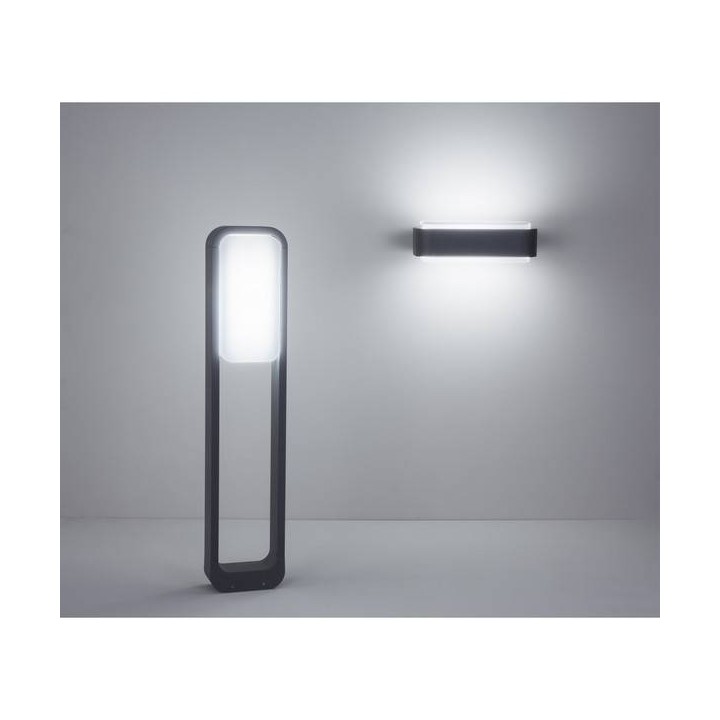 Lámparas de Exterior -  Apliques Faro STICKER BALIZA GRIS OSCURO LED 13 W 3000K