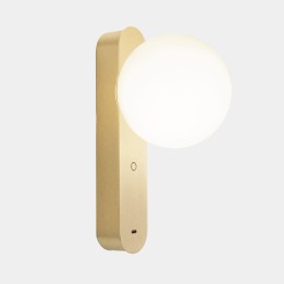 Aplique Perlina USB LED 8.8 SW 2700-3000-4000K TOUCH DIMMING Oro mate 355lm Leds C4 05-A078-DN-DN