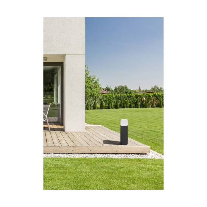 Lámparas de Exterior -  Balizas Faro MUGA BALIZA GRIS OSCURO LED 9W 3000K