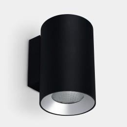 Aplique IP66 Cosmos Double Emission ø144 LED 35 Blanco cálido - 3000K ON-OFF Negro 3434lm Leds C4 05-E151-60-CL
