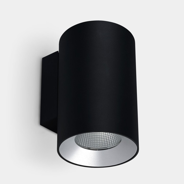 Aplique IP66 Cosmos Double Emission ø144 LED 35 Blanco cálido - 3000K ON-OFF Negro 3434lm Leds C4 05-E151-60-CL