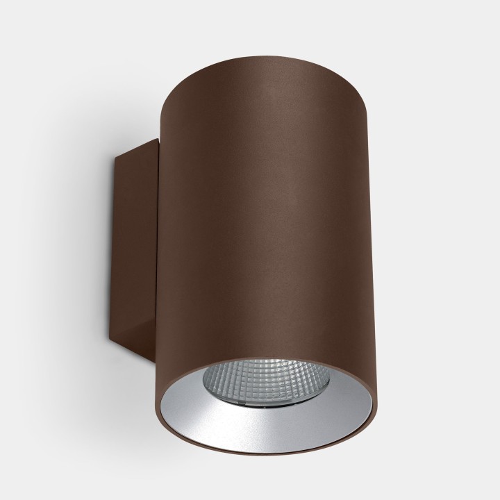 Aplique IP66 Cosmos Double Emission ø144 LED 35 Blanco cálido - 2700K ON-OFF Marrón 3434lm Leds C4 05-E151-J6-CK