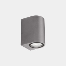 Aplique IP66 Eko Single Emission GU10 8 Gris Leds C4 05-E157-34-37