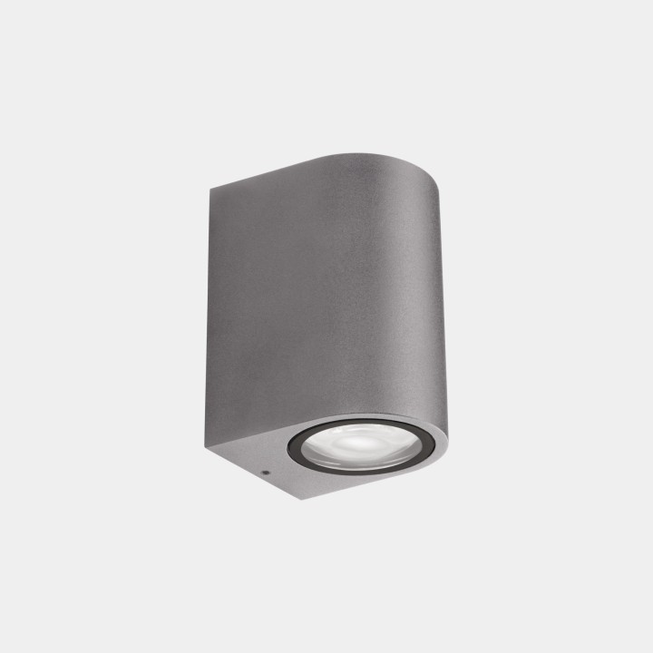 Aplique IP66 Eko Single Emission GU10 8 Gris Leds C4 05-E157-34-37