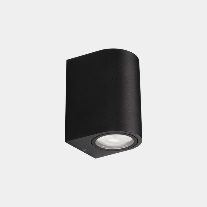 Aplique IP66 Eko Single Emission GU10 8 Negro Leds C4 05-E157-60-37