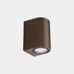 Aplique IP66 Eko Single Emission GU10 8 Marrón Leds C4 05-E157-J6-37
